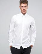 Jack & Jones Premium Slim Shirt In 100% Cotton - White