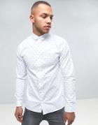 Jack & Jones All Over Print Shirt - White