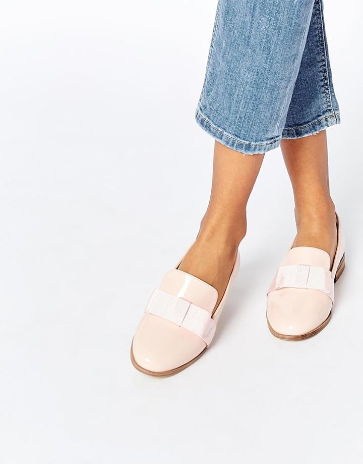 Asos Missy Flat Shoes - Pale Pink