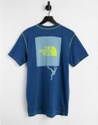 The Norh Face Dome Climb T-shirt In Blue-blues