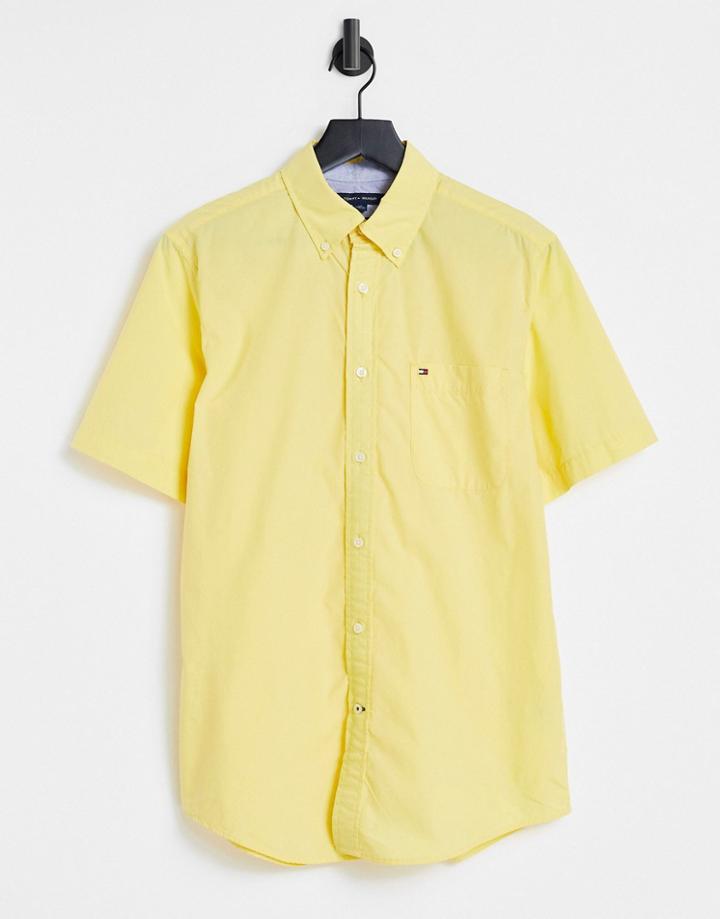 Tommy Hilfiger Maxwell Short Sleeve Shirt-yellow