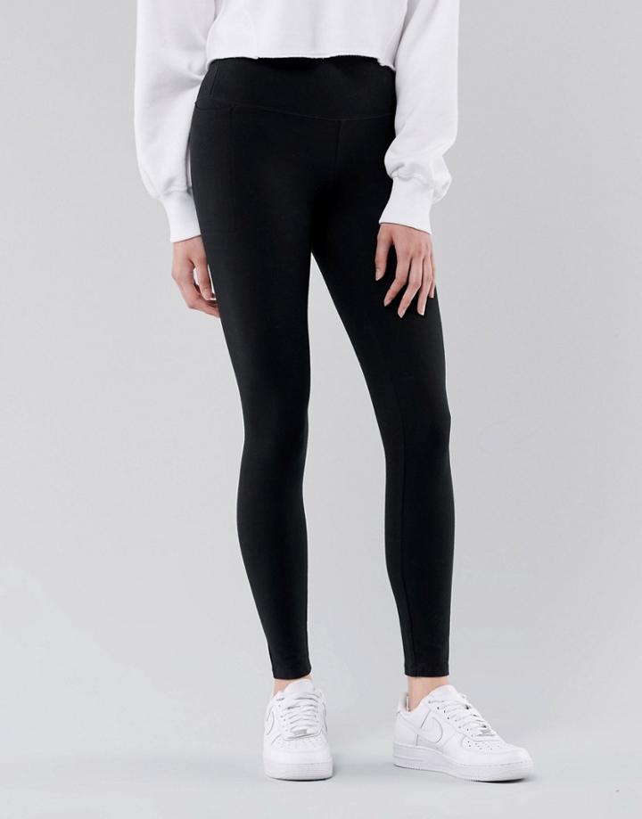 Hollister Leggings In Black