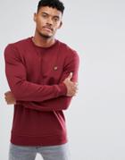 Lyle & Scott Logo Sweatshirt Burgundy - Red