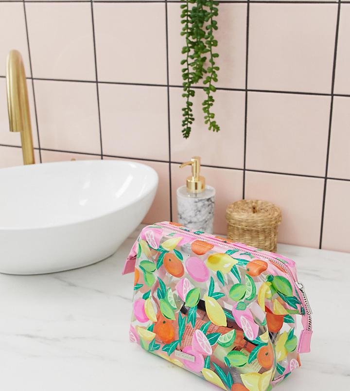 Skinnydip Citrus Bliss Fruity Toiletry Bag - Multi