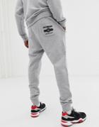 Love Moschino Slim Sweatpants In Gray - Gray