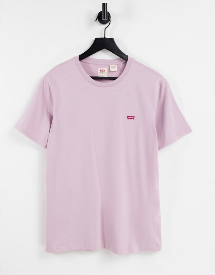 Levi's Original Batwing Logo T-shirt In Lilac-purple