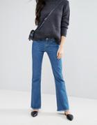 First & I Kick Flare Jeans - Blue
