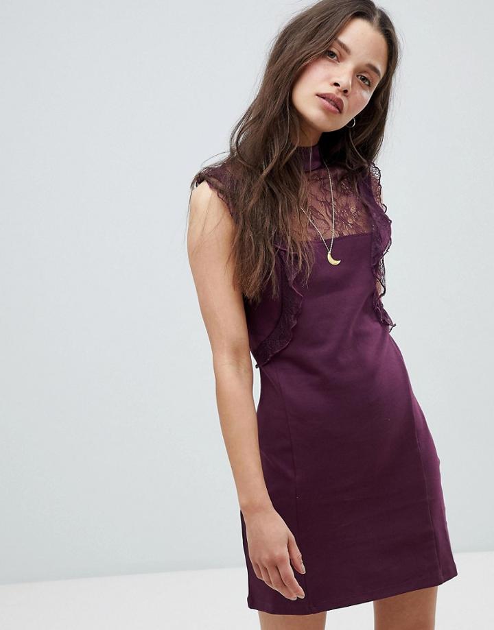 Free People Beaumont Muse Lace Detail Dress