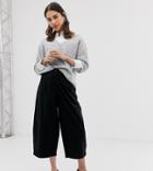 Asos Design Casual Pants With Balloon Leg - Black