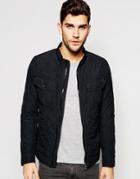 Boss Orange Quilted Jacket - Black