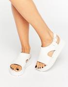 Melissa Hotness Sling Flatform Sandals - White