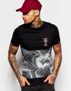 Friend Or Faux Topography T-shirt - Black
