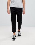 Pull & Bear Relaxed Chino In Black - Black
