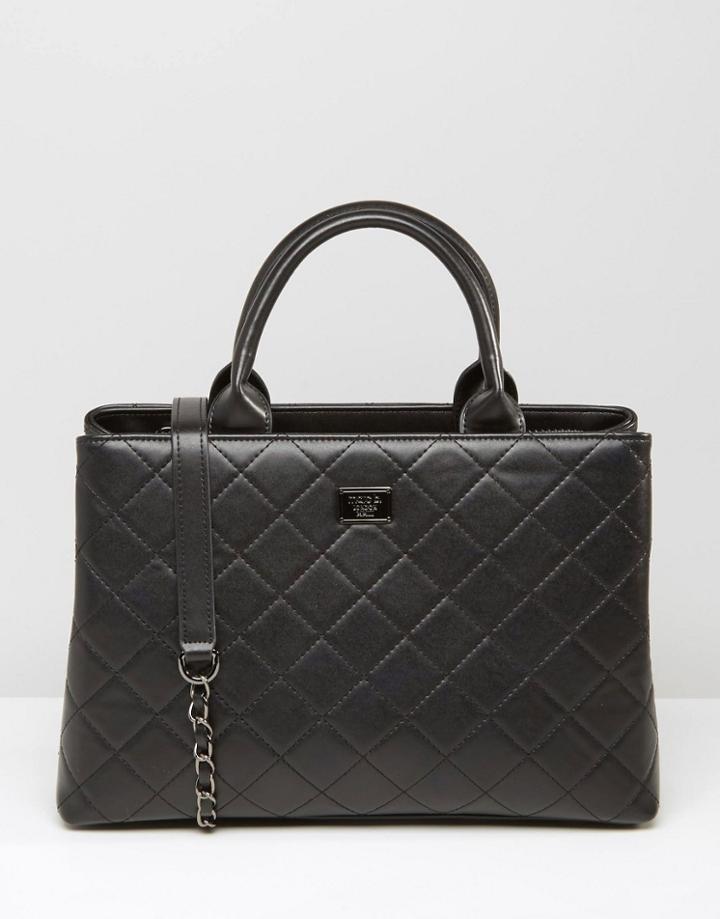 Marc B Quilted Grab Bag - Black