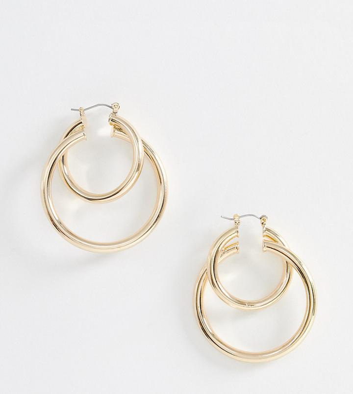 Aldo Graonna Double Hoop Earrings In Gold - Gold