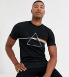 Asos Design Tall Pink Floyd T-shirt In Acid Wash-gray