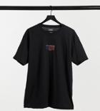 Daisy Street Plus Oversized T-shirt With Vintage Los Angeles Print-black