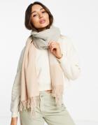 & Other Stories Wool Color Block Scarf-multi