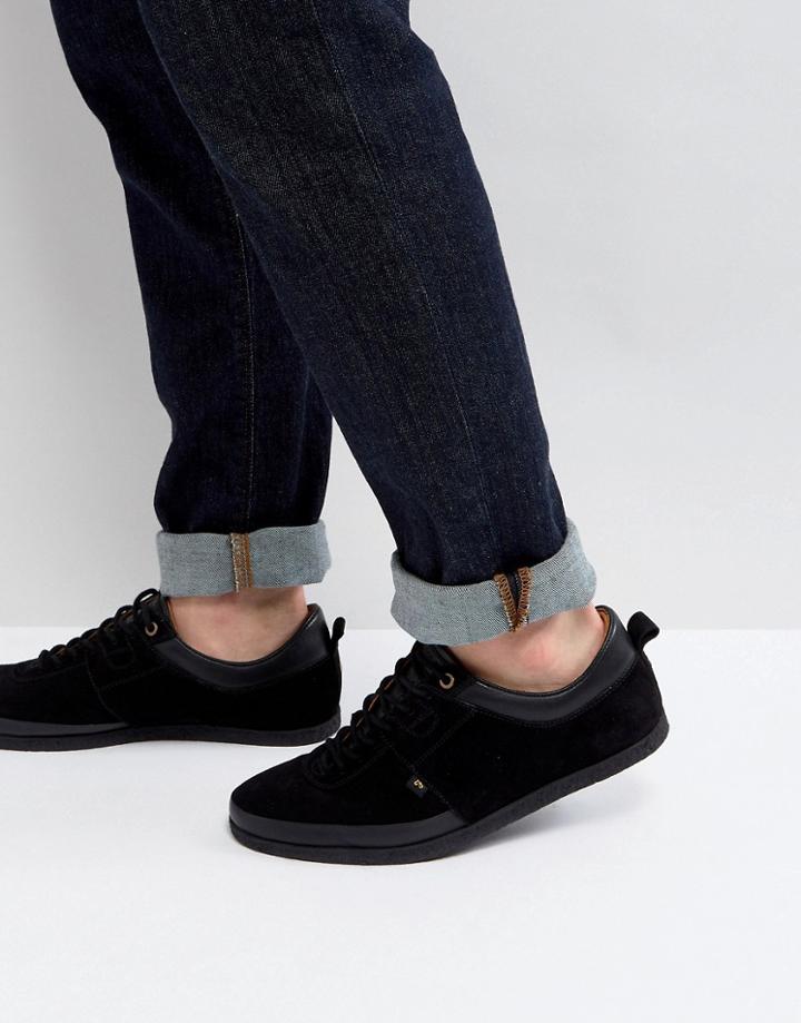 Farah Dean Suede Sneakers - Black