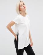 Minkpink Take Two Tunic With Cut Out Side Detail - White