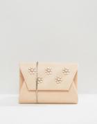 Lavand Embellished Envelop Clutch Bag - Pink
