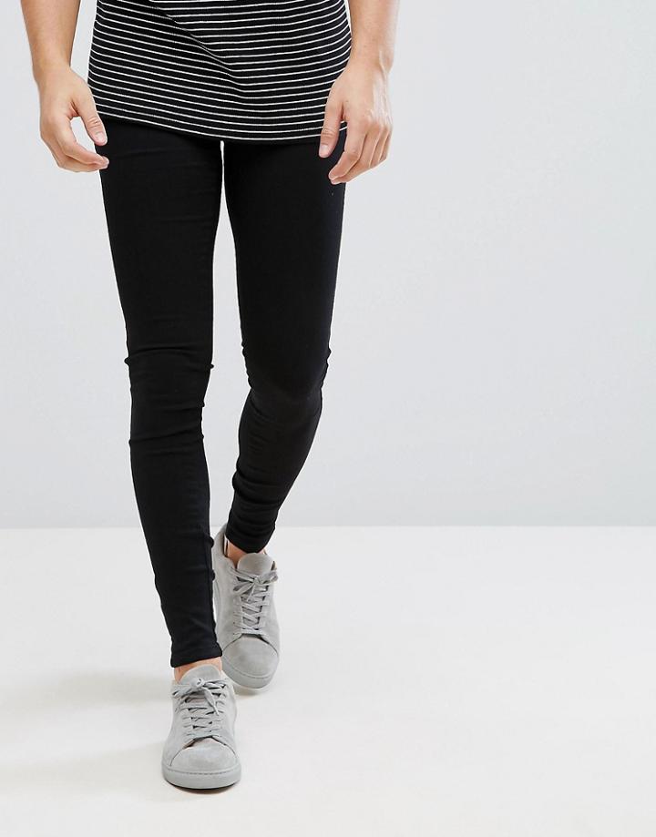 Dr Denim Organic Kissy Extreme Muscle Jeans Black - Black