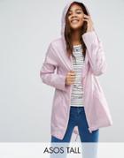 Asos Tall Pac A Trench - Pink