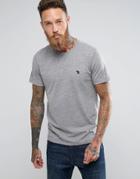 Abercrombie & Fitch Slim Fit T-shirt Pop Icon Crew Neck In Gray - Gray