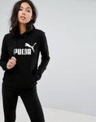 Puma Essentials Pullover Hoodie In Black - Black