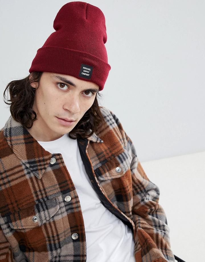 Herschel Supply Co Abbott Beanie - Red