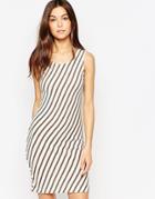 Vila Striped Sleeveless Body-conscious Dress - Pristine