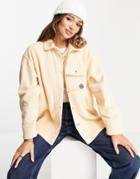 Damson Madder Oversized Fleece Shirt - Pink