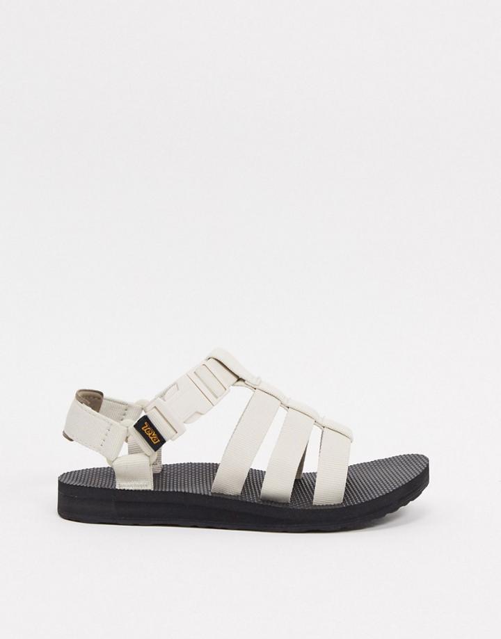 Teva Original Dorado Sandals In Off White