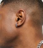 Designb Sterling Silver Hoop Earrings With Roman Numerals