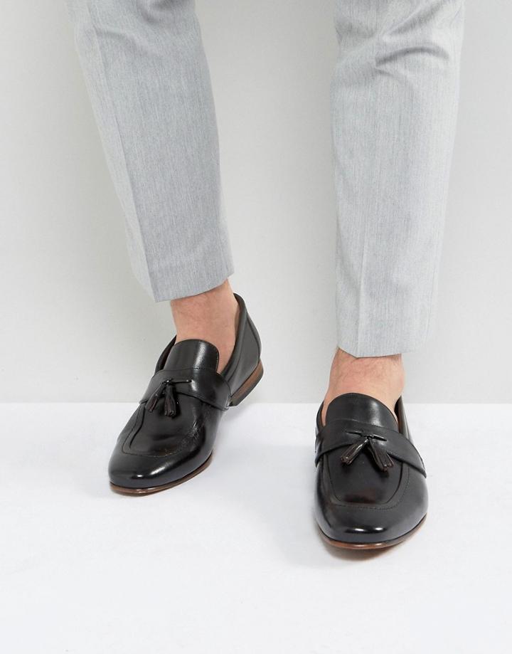 Ted Baker Grafit Patent Tassel Loafer In Black - Black