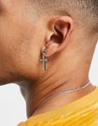 Wftw Crown And Cross Earring Set In Gold