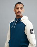 The North Face Fine 2 Box Hoodie In Blue/off White - Blue