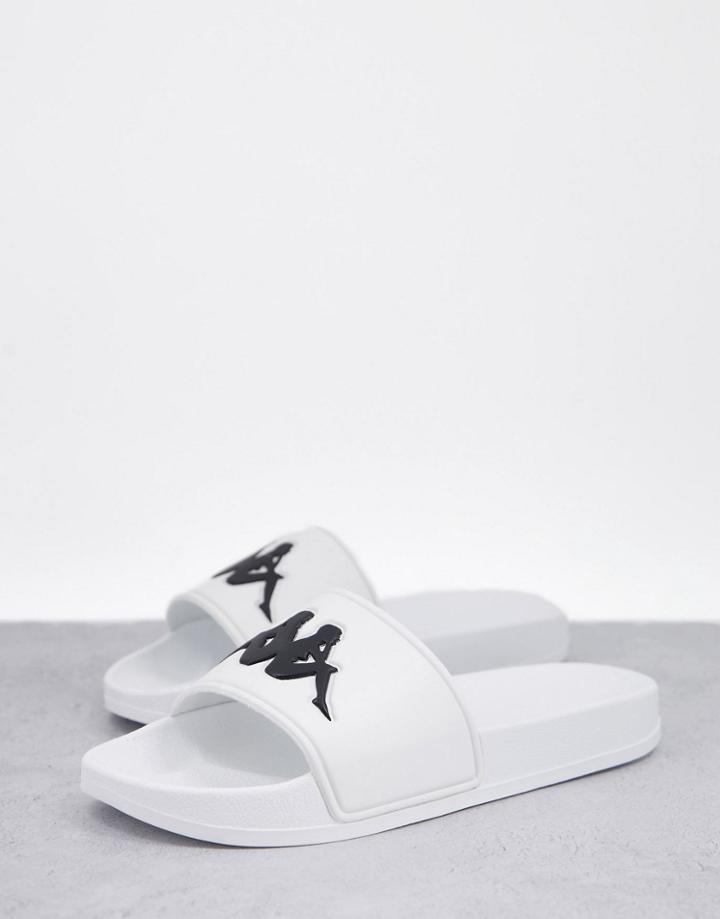 Kappa Slides In White