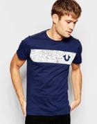 True Religion T-shirt Cracked Logo - Ace