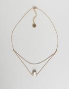Johnny Loves Rosie Double Chain Layering Necklace - Gold
