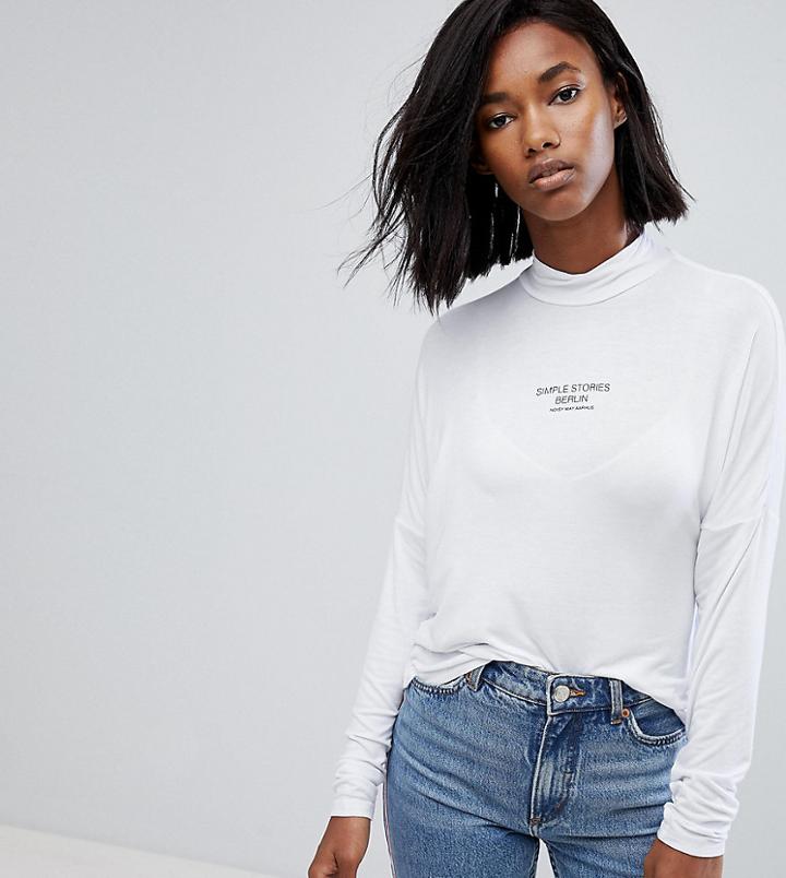Noisy May Turtleneck Top - Black