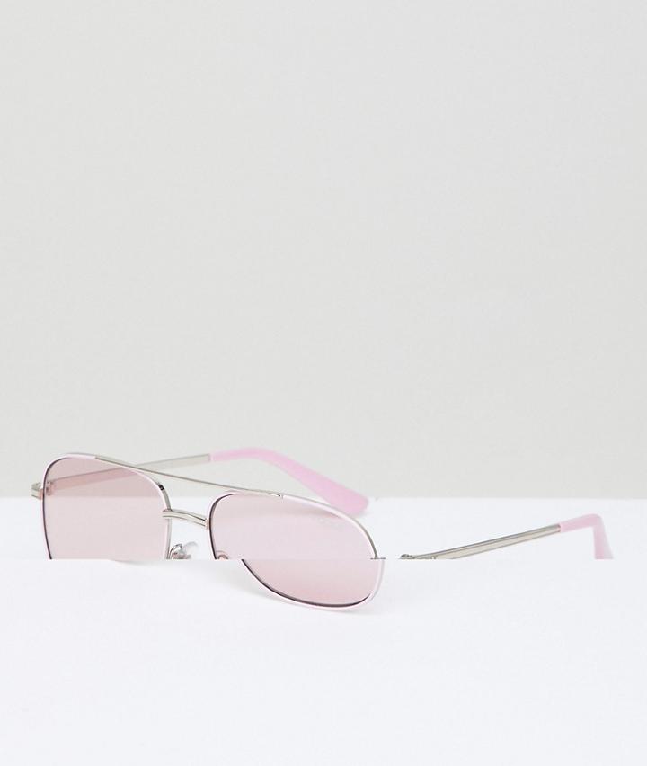 Vogue Aviator Sunglasses By Gigi Hadid In Pink - Pink