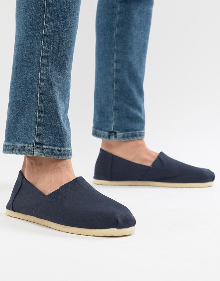 Next Espadrille In Navy - Navy