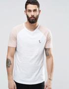 Religion Contrast Raglan T-shirt - White Quicksilver