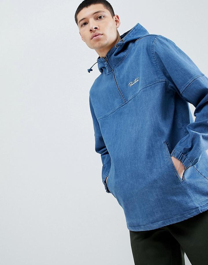 Primitive Endeavor Overhead Denim Jacket In Blue - Blue