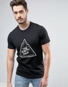 The North Face Celebration Logo T-shirt In Black - Black