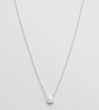 Dogeared Pearl Necklace - Silver