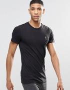 Religion Crew Neck T-shirt In Muscle Fit - Black