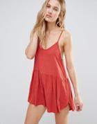 D.ra Calvin Floaty Romper - Red