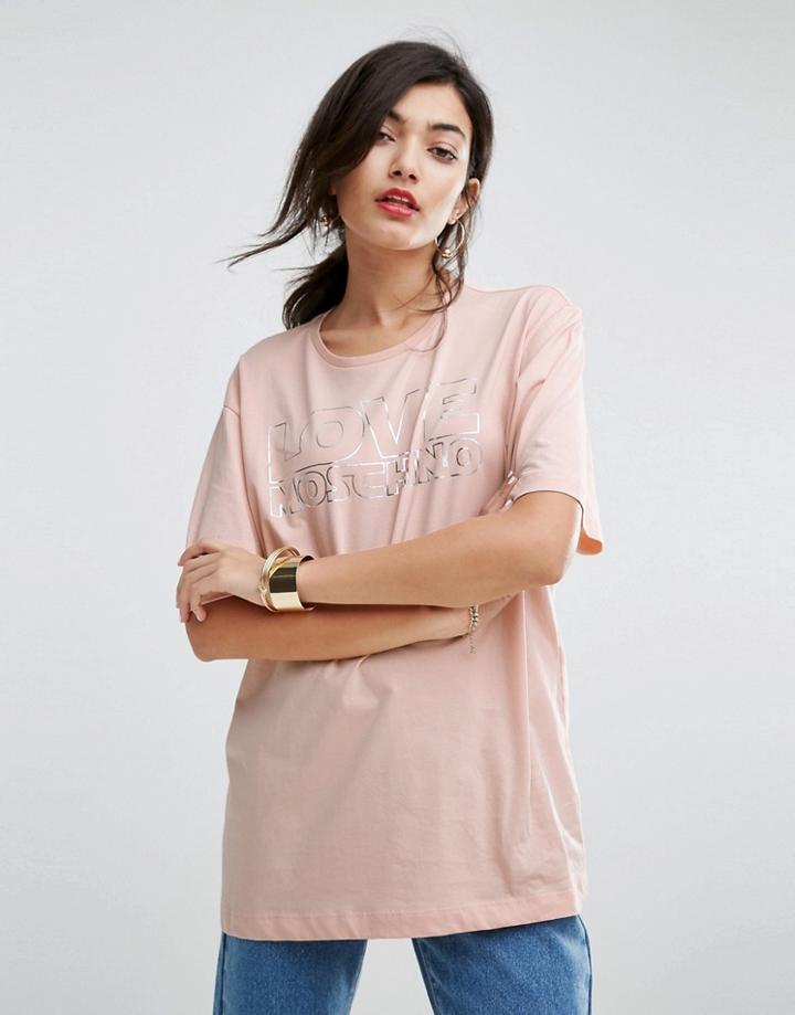 Love Moschino Darth T-shirt - Pink